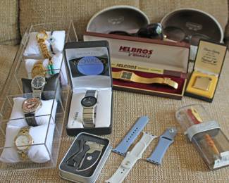 Movado, seiko, Timex, Helbros, Citizen Watches, Pipe Lighter, Coach Sun Glasses