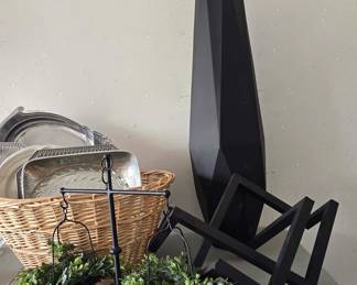 Tall Vase, Scale, Servicng Platters Dishes