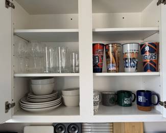Glassware, Detroit Tigers collectable cups