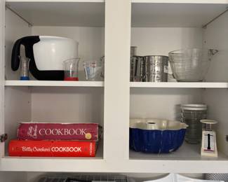 Baking items, cookbooks