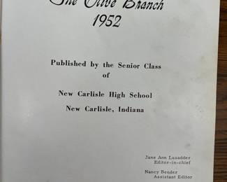 1952 John Adams High School Olive Branch yearbook