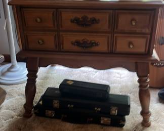 Vintage MCM Maple End Table