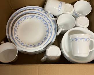 Corelle Dish Set- Morning Blue