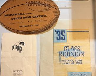 Oct 26, 1934Booklet from Indiana’s high school football classic at Notre Dame Stadium. Mishawaka versus South Bend Central.
