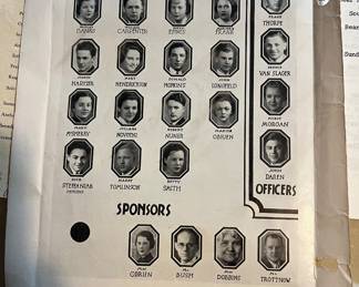 1935 Central high school senior class