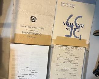 1935 Central high school class reunion – 1960