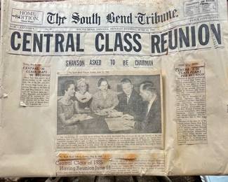 June 13, 1960 South Bend Tribune, newspaper-1935 central class reunion