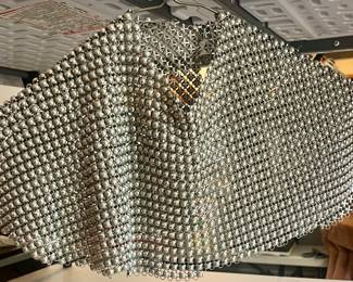 1940’s silver mesh shawl