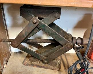 Vintage scissor jack