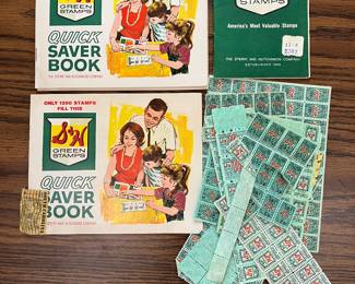 Vintage S&H Green Stamp s BBC and Booklets