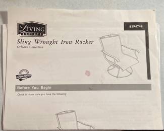 Brand new sling patio chairs