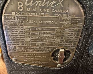 8MM Univex Cine Camera Antique