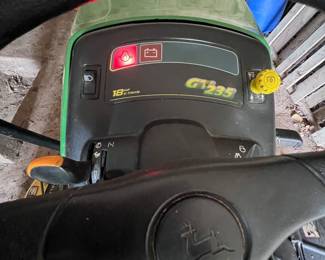 John Deere 42" COMMERCIAL mower GT 235. Service. Runs well. Purchased from John Deere directly. Not a Home depot or Lowes mower.
