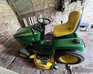 John Deere Commercial 42" riding mower runs well