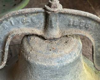 Antique Cast Iron Bell 1886