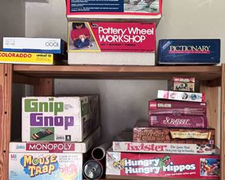 Assorted board games