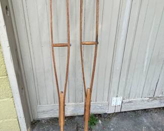 Vintage crutches
