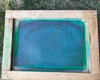 Vintage screen printing