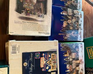 Dept 56 Disney Mickey house and other village houses
