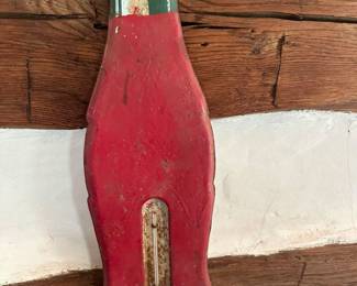 Antique coca cola thermometer
