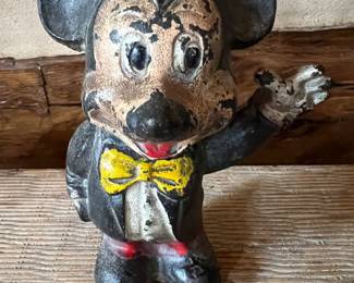 Antique Mickey Mouse Cast Iron bank