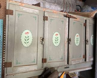 Antique handpainted cabinets
