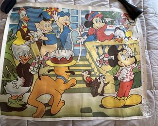 Vintage disney fabric