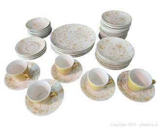 Sheffield Golden Meadow Pattern Dishes