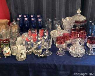 Lovely Glass Crystal Lot