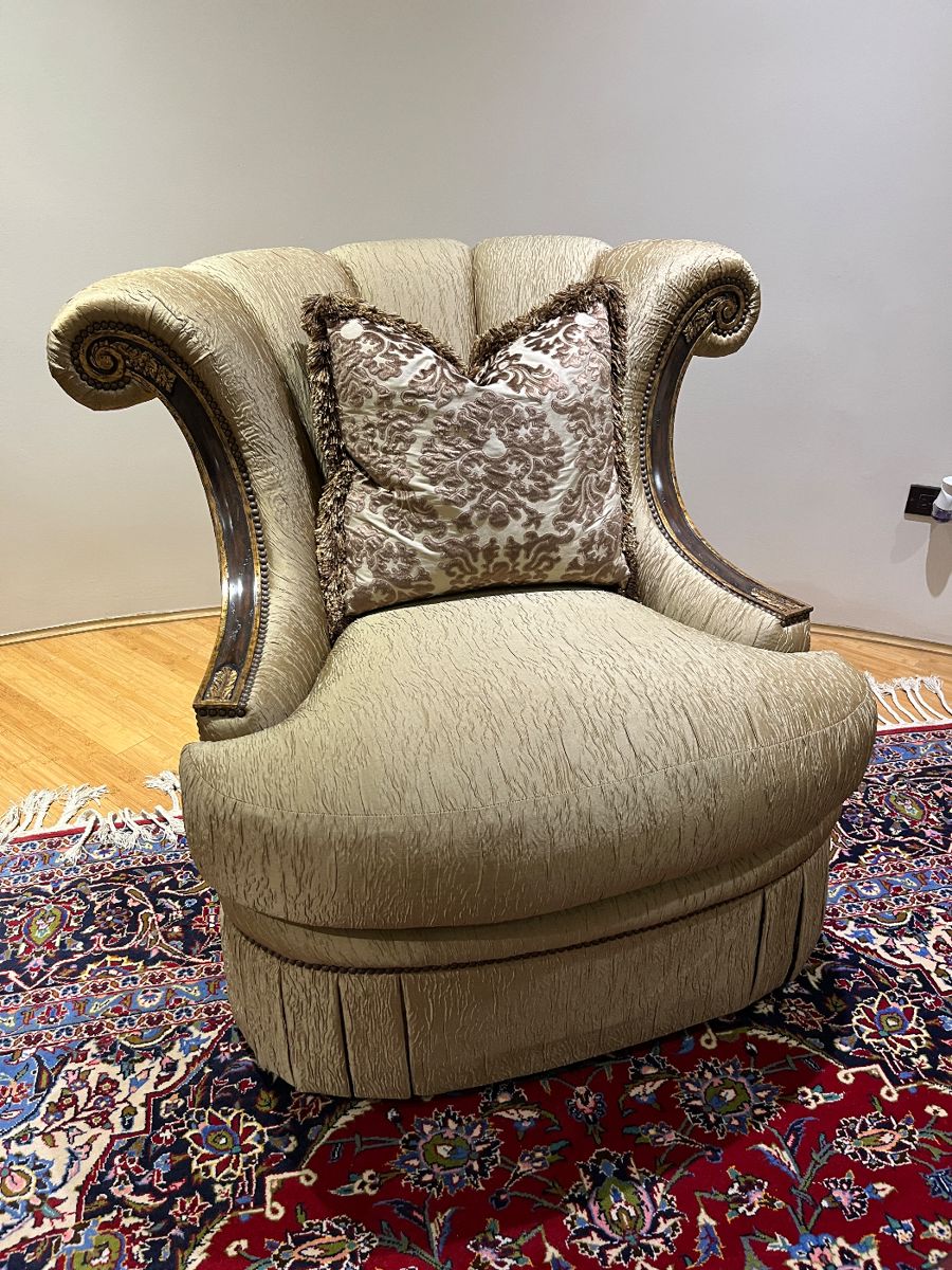 (2) Marge Carson swivel chairs $950 each