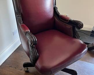 Leather office chair $900