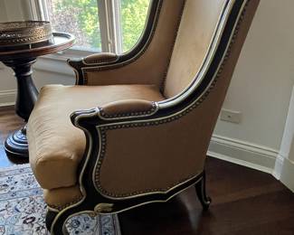 (2) matching Marge Carson upholstered armchairs $1500 each