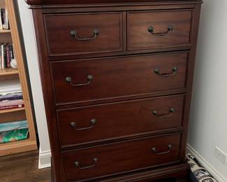 Legacy Classic Furniture tall chest of drawers 41"W x 18"D x 55"H $400