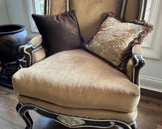 (2) matching Marge Carson upholstered armchairs $1500 each