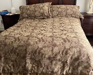 Queen bed frame $300