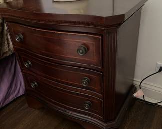 (2) matching nightstands 29"W x 17"D x 29"H (only one photographed) $150 each
