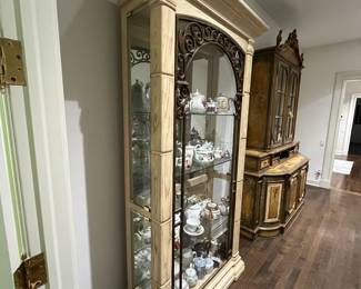 Lighted display cabinet (contents not for sale) 38"W x 14"D x 80"H $400