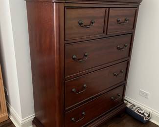 Legacy Classic Furniture tall chest of drawers 41"W x 18"D x 55"H $400