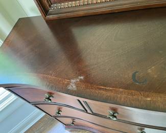 Dresser with mirror 64"W x 18"D x 41"H (sold as is) $200