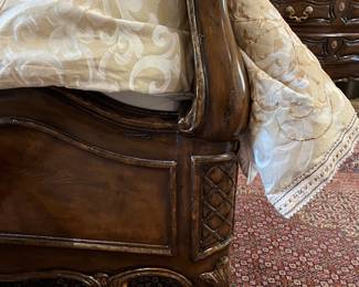 Marge Carson king bed frame $1200