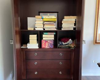 Bernhardt storage armoire 48"W x 21"D x 82"H $400