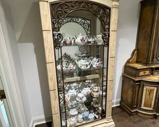 Lighted display cabinet (contents not for sale) 38"W x 14"D x 80"H $400