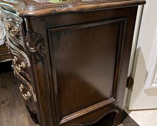 (2) Marge Carson nightstands 43"W x 24"D x 34"H (only one photographed) $400 each