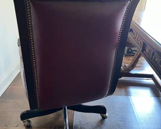 Leather office chair $900