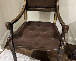 (2) Walter E. Smithe with upholstered suede seats (only one photographed) $325 each