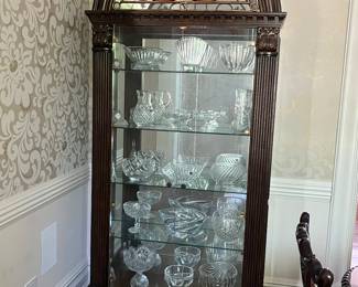 Lighted display cabinet (contents not for sale) 41"W x 16"D x 90"H $400