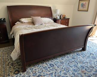Bernhardt king bed frame $400