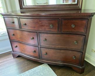 Dresser with mirror 64"W x 18"D x 41"H (sold as is) $200