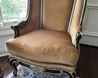 (2) matching Marge Carson upholstered armchairs $1500 each