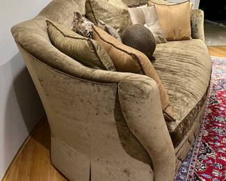 Marge Carson sofa 96"W x 50"D with a 20"H seat height $1950